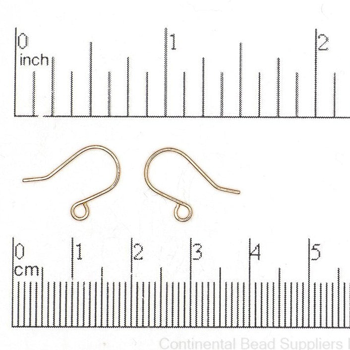 Shepherds Hook French Ear Wire. Sold by the Dozen - EW5002