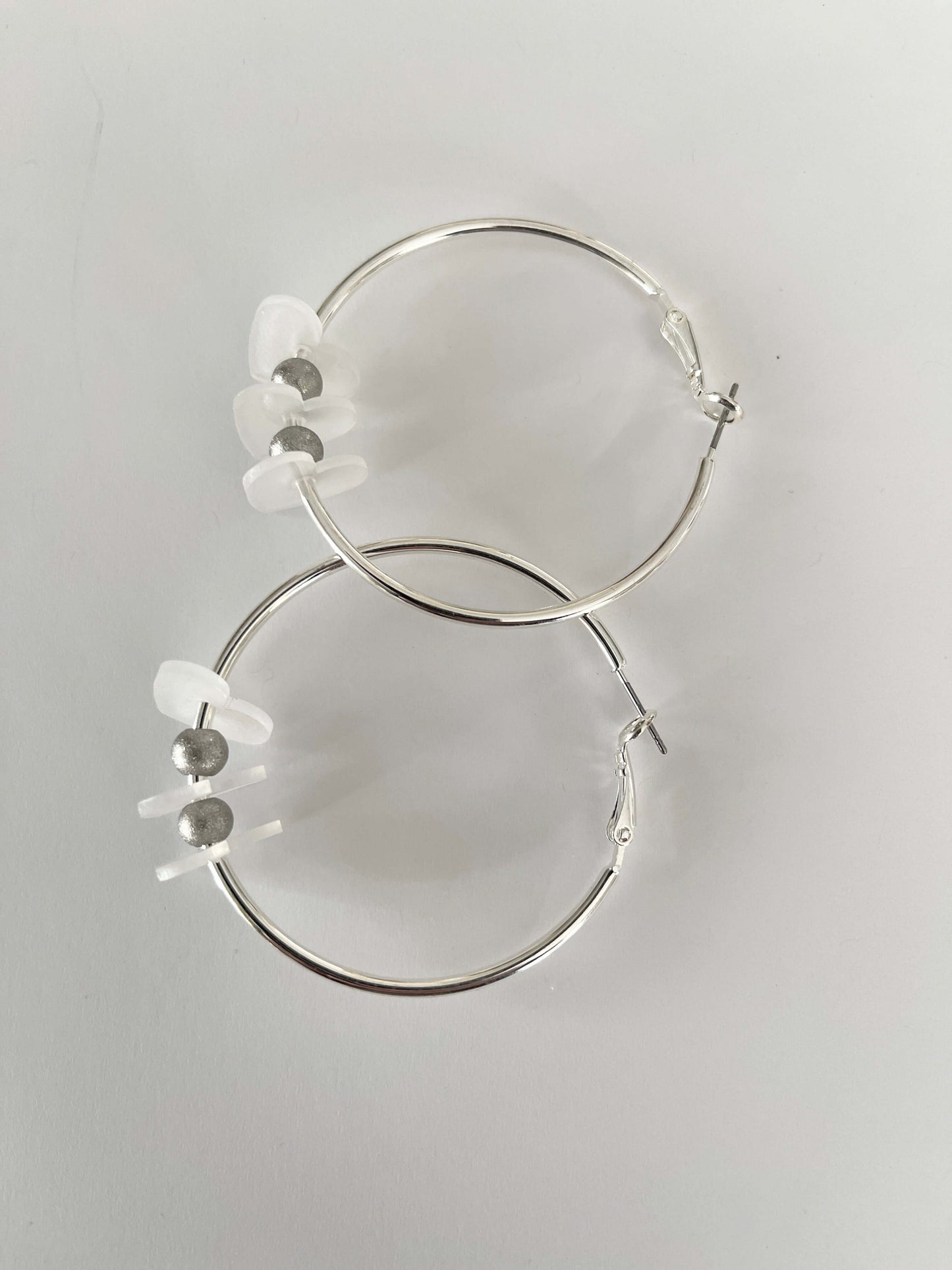 50mm Large Hoop Earrings - Made of hollow 2mm tube wire - Sold individually - EW5016