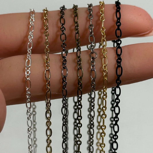 Cable Chain - Small Size 2mm Nickel-Free Multiple Colors - Per Foot - CH-2245