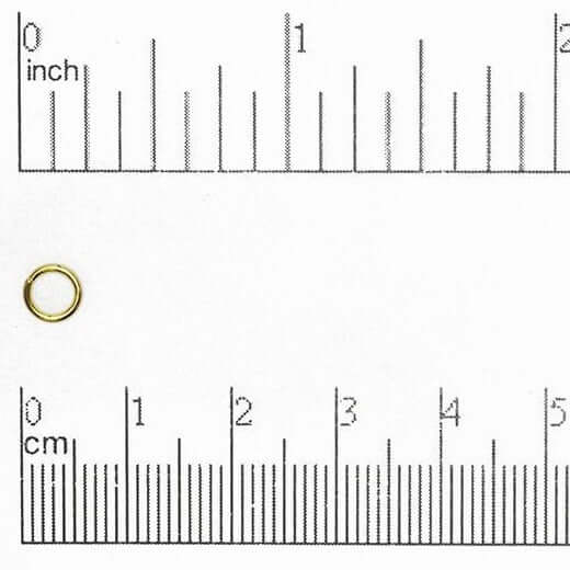 Jump Ring - 6mm 21 Gauge Sold in 25 Gram Packages (Approx. 387pcs)