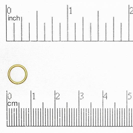 8mm 18 Gauge Closed Soldered Rings - Multiple Finishes - Made from Brass - Sold by the Gross - SOL/R8