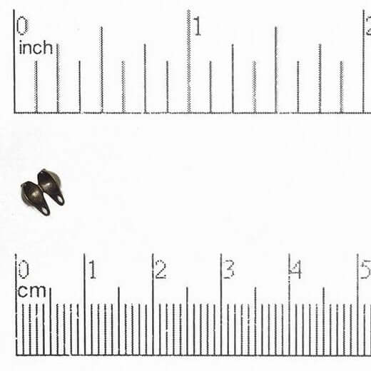 3.2mm Calottes Bead Tip - Available in 6 Finishes - Sold by the Dozen - BTIP