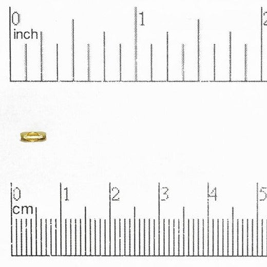1.5mm Ball Chain Connector Ends - Made of plated brass - Sold in packs of a dozen - BCCON1.5