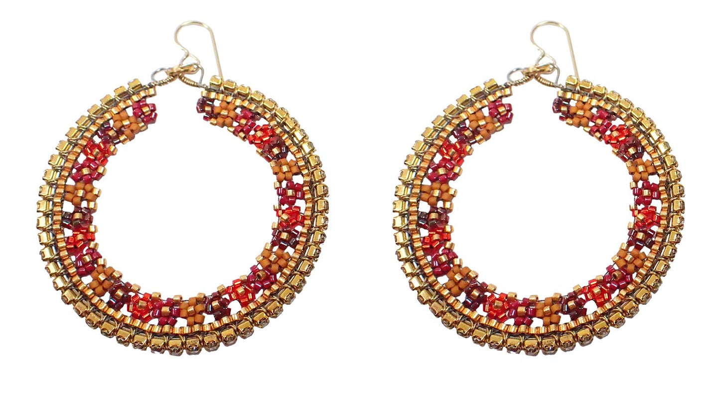 Flower Power Earrings Digital Directions