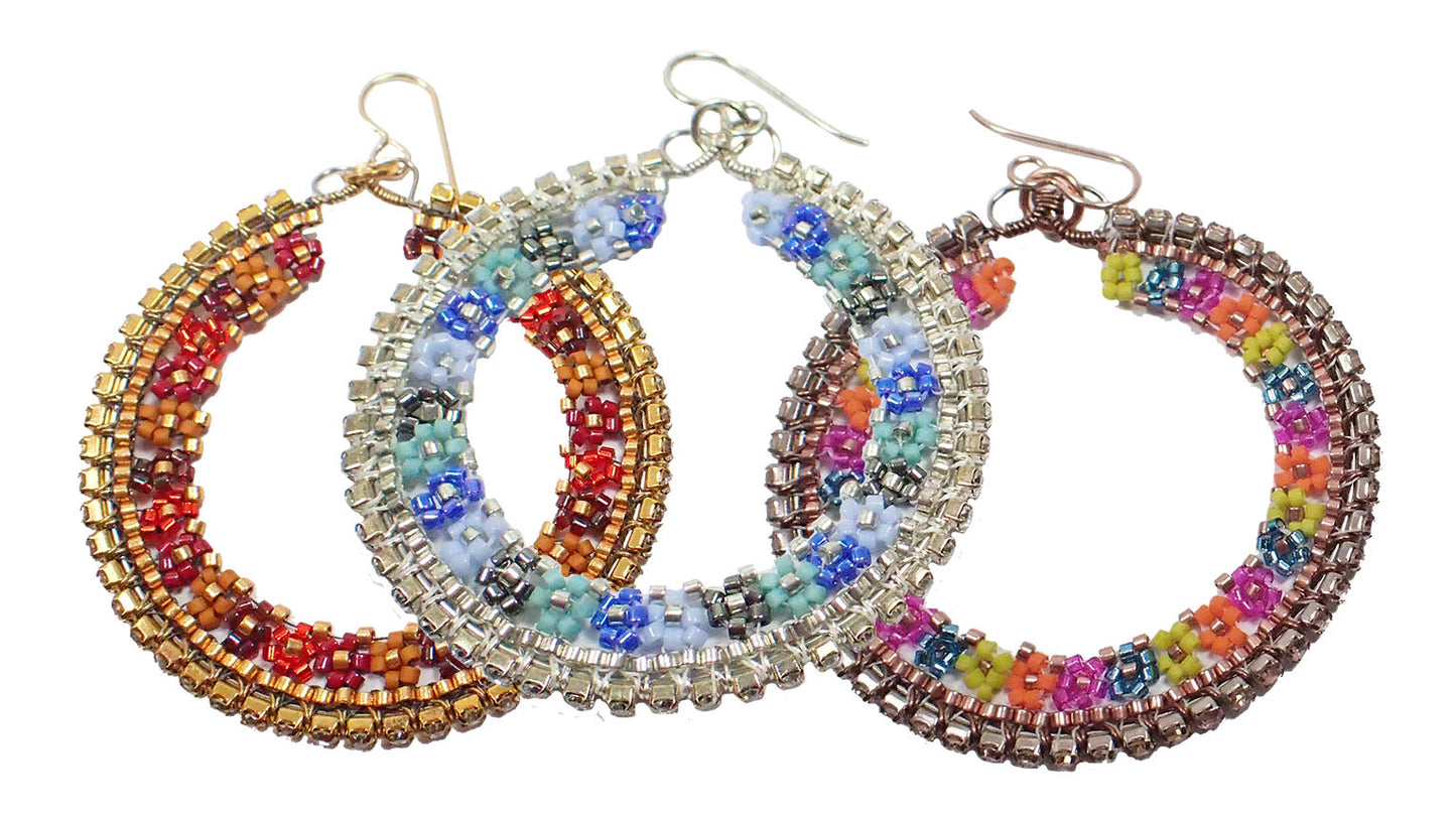 Flower Power Earrings Digital Directions