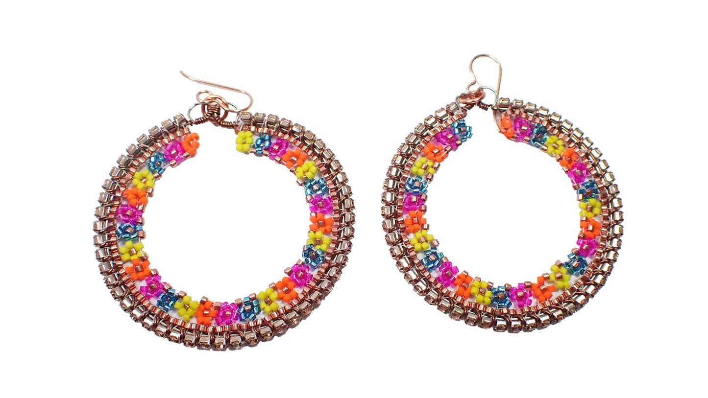 Flower Power Earrings Digital Directions
