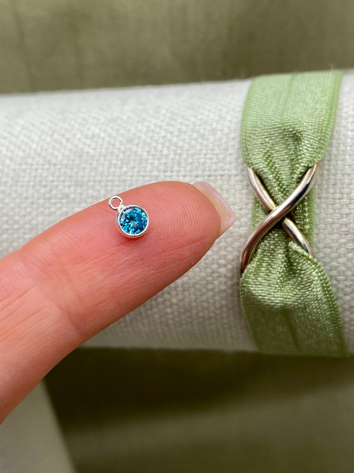 Luxe 4mm Birthstone Charms - Sterling Silver - 2 Pack/12 Pack - B37S - Luxe Colors