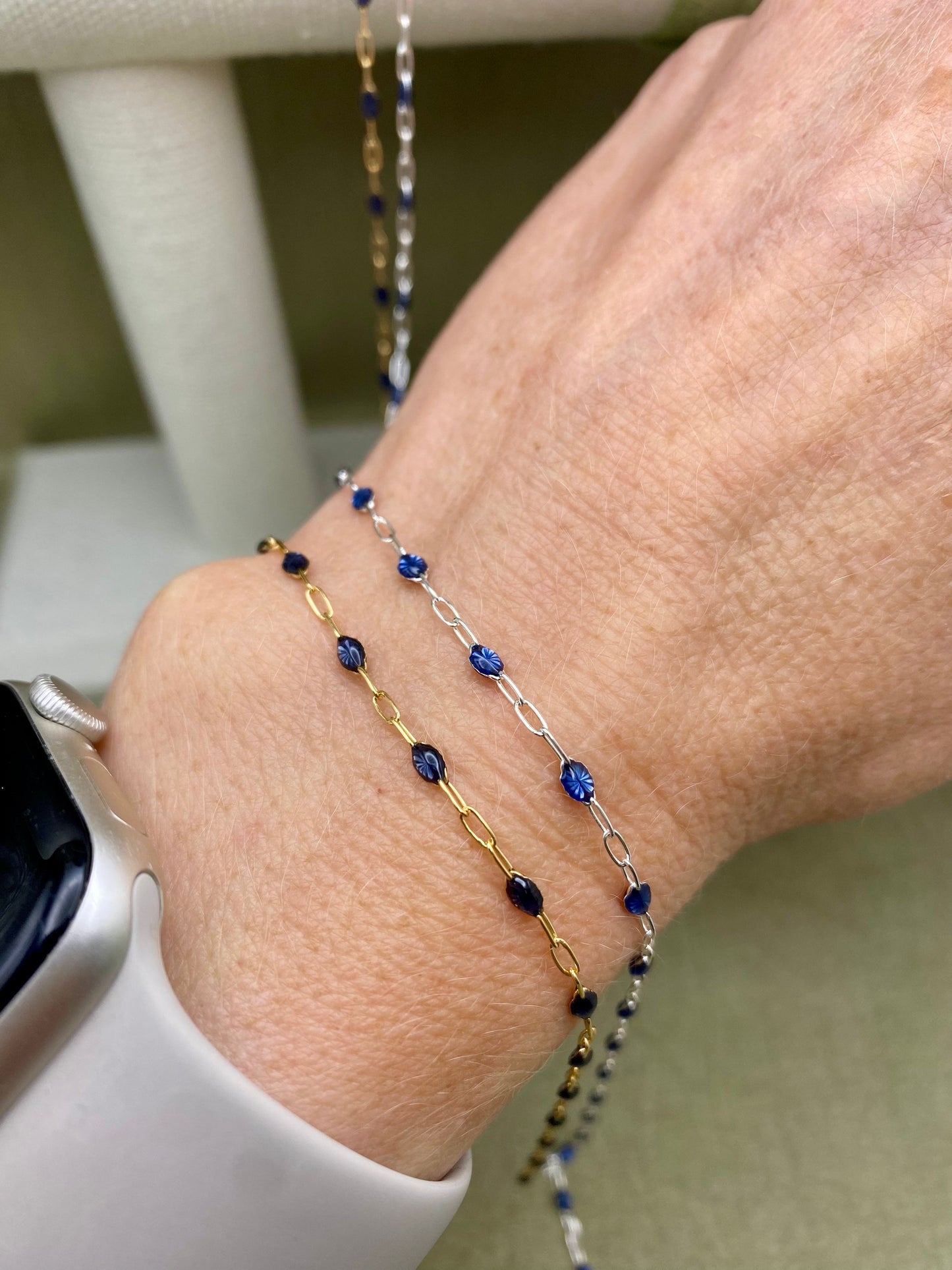 Smoky Espresso Enamel Chain - Sunburst - E28