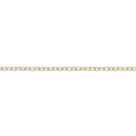 Cable Chain, 1.4mm, Gold Filled