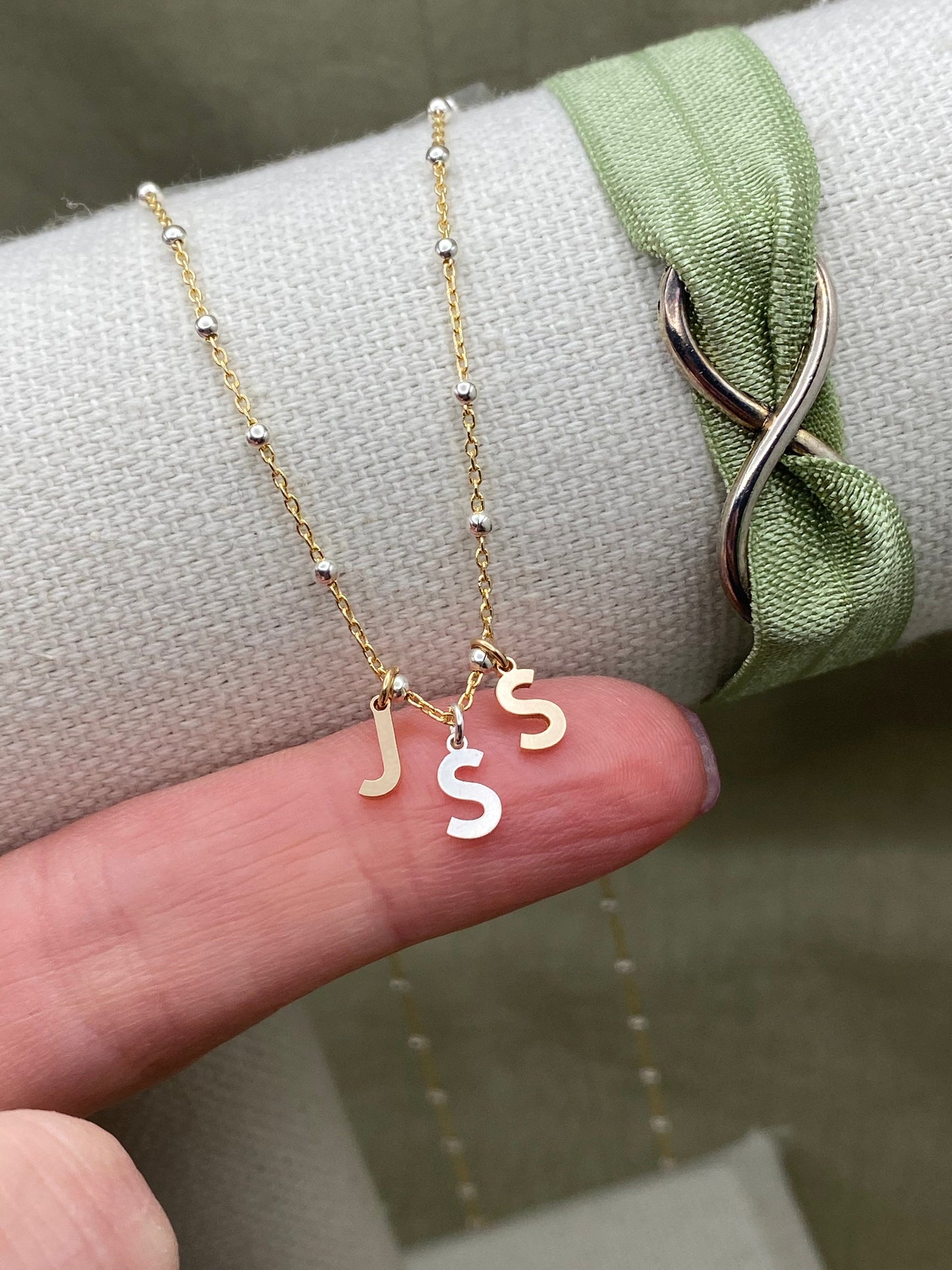 Letter CHARMS - Sterling Silver - F40S