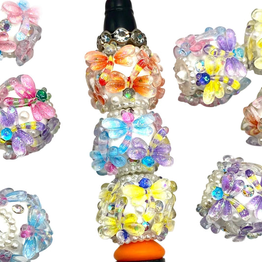 A Dragonfly Will Appear When a Visitor from Heaven is Near Fancy Beads