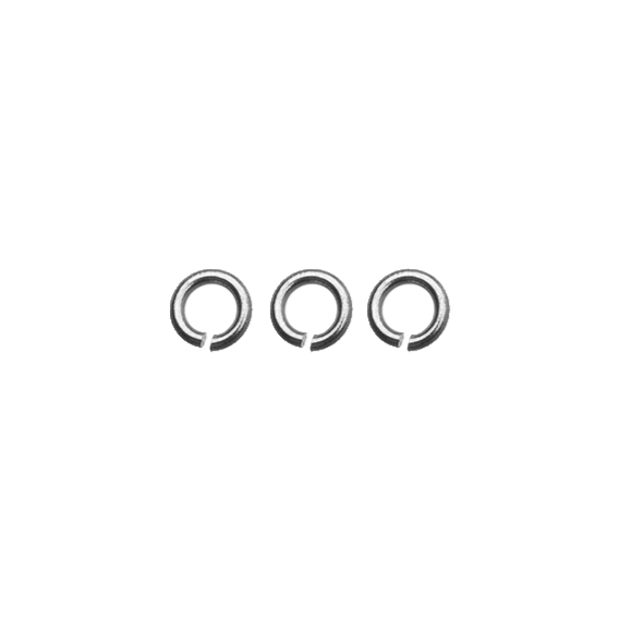 Jump Ring - Stainless Steel - Sold in 25 Gram Packs (Approx 1,000pcs)