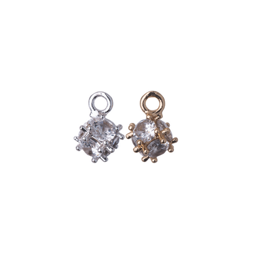 Cubic Zirconia Charm Pendant Sold by the Piece - K111
