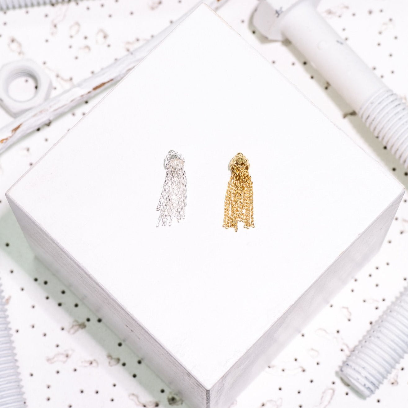 Chain Tassel Charm Sold by the Piece - K135