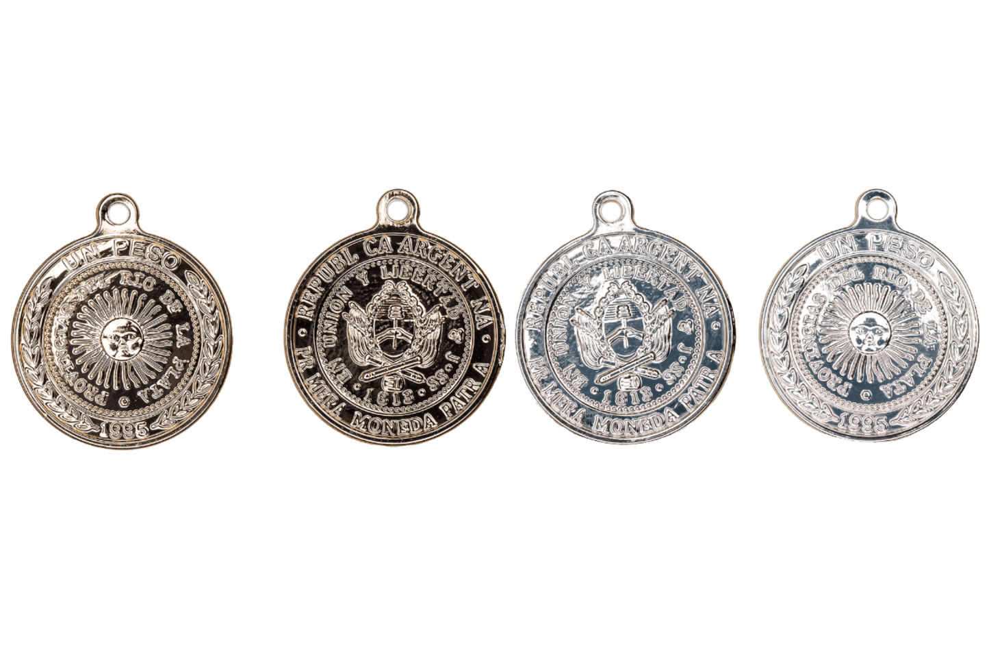"Un Pesos" Coin Charm Sold by the Piece - K150