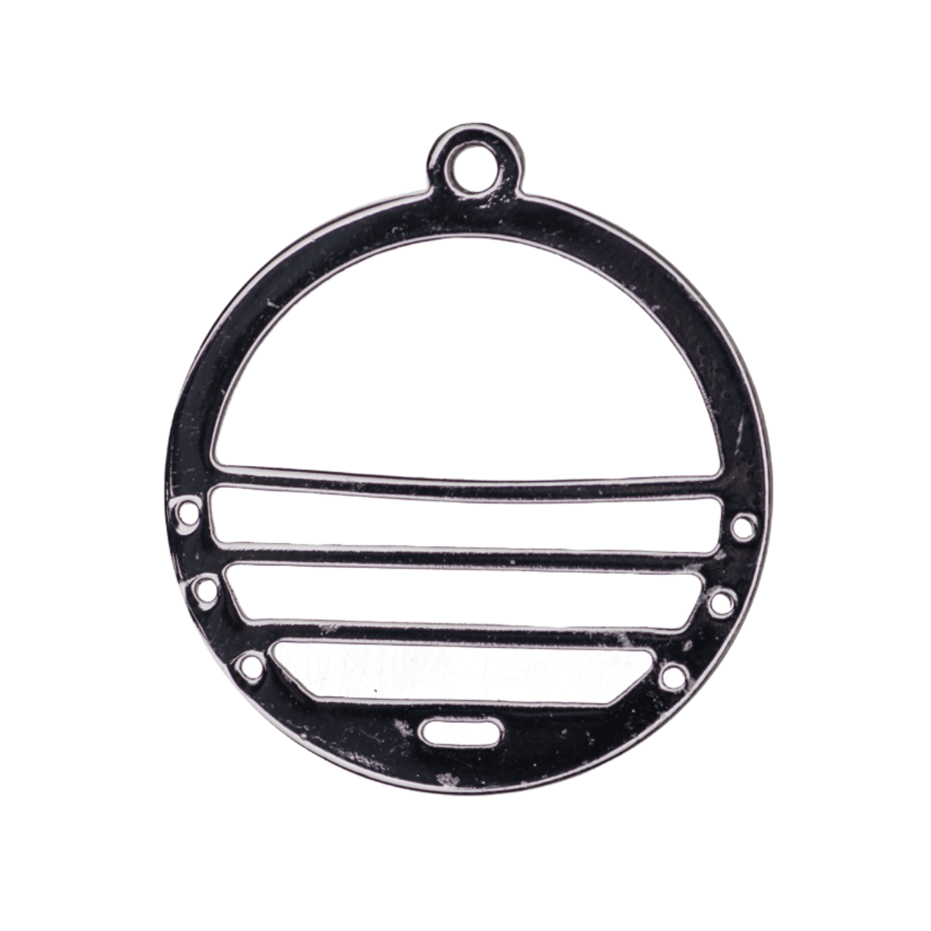 24.5mm Centerline Round Charm - Beadable with 11/0 Seed Beads - Zinc - Available in 7 Finishes - Sold by the Piece - K155