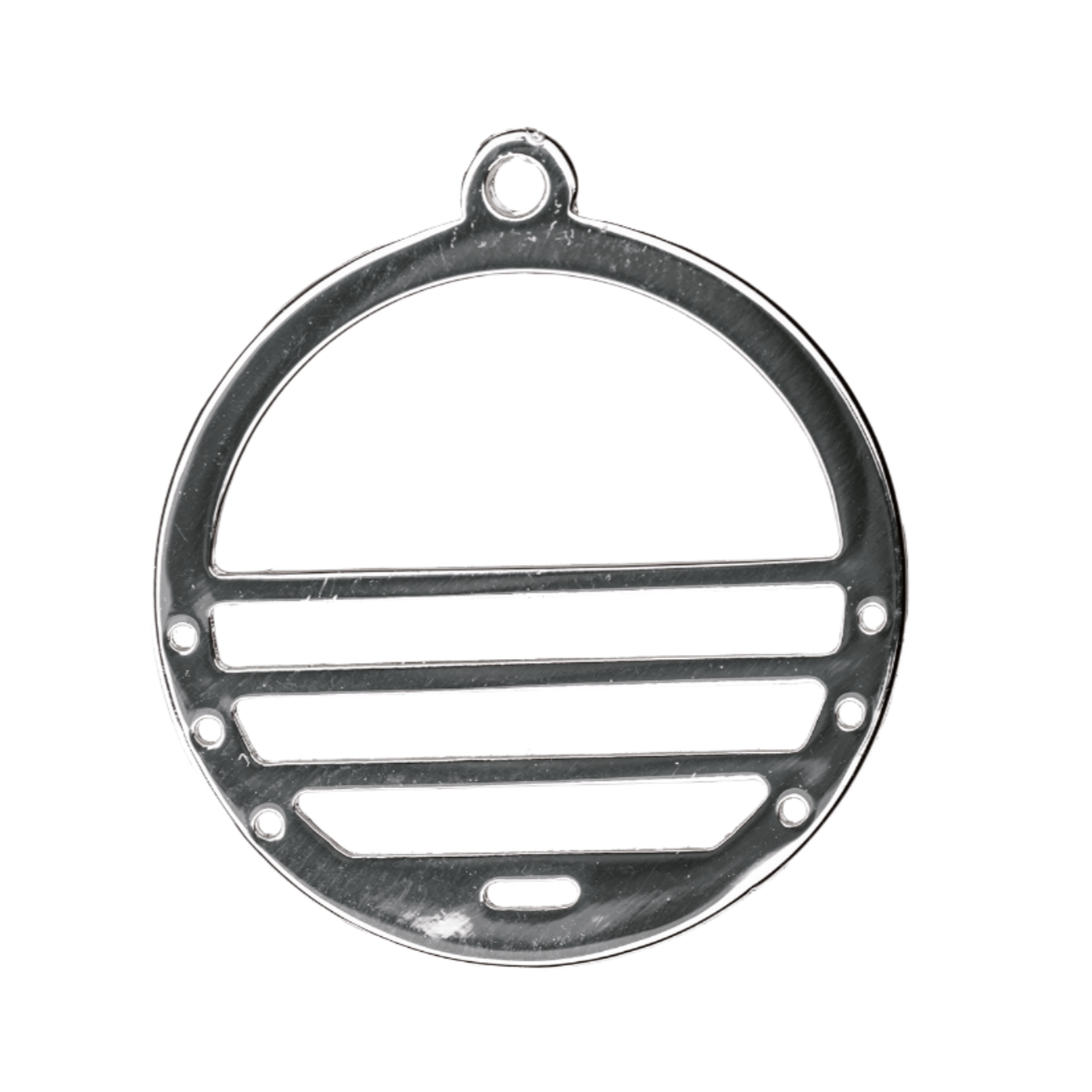 24.5mm Centerline Round Charm - Beadable with 11/0 Seed Beads - Zinc - Available in 7 Finishes - Sold by the Piece - K155