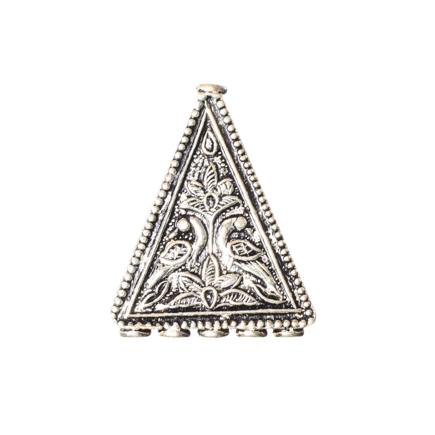 Sterling Silver Triangle Multi-Strand Connector – 35.5mm