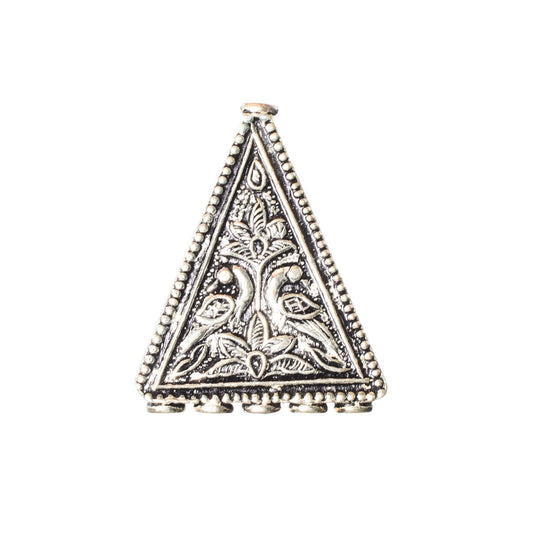 Sterling Silver Triangle Multi-Strand Connector – 35.5mm