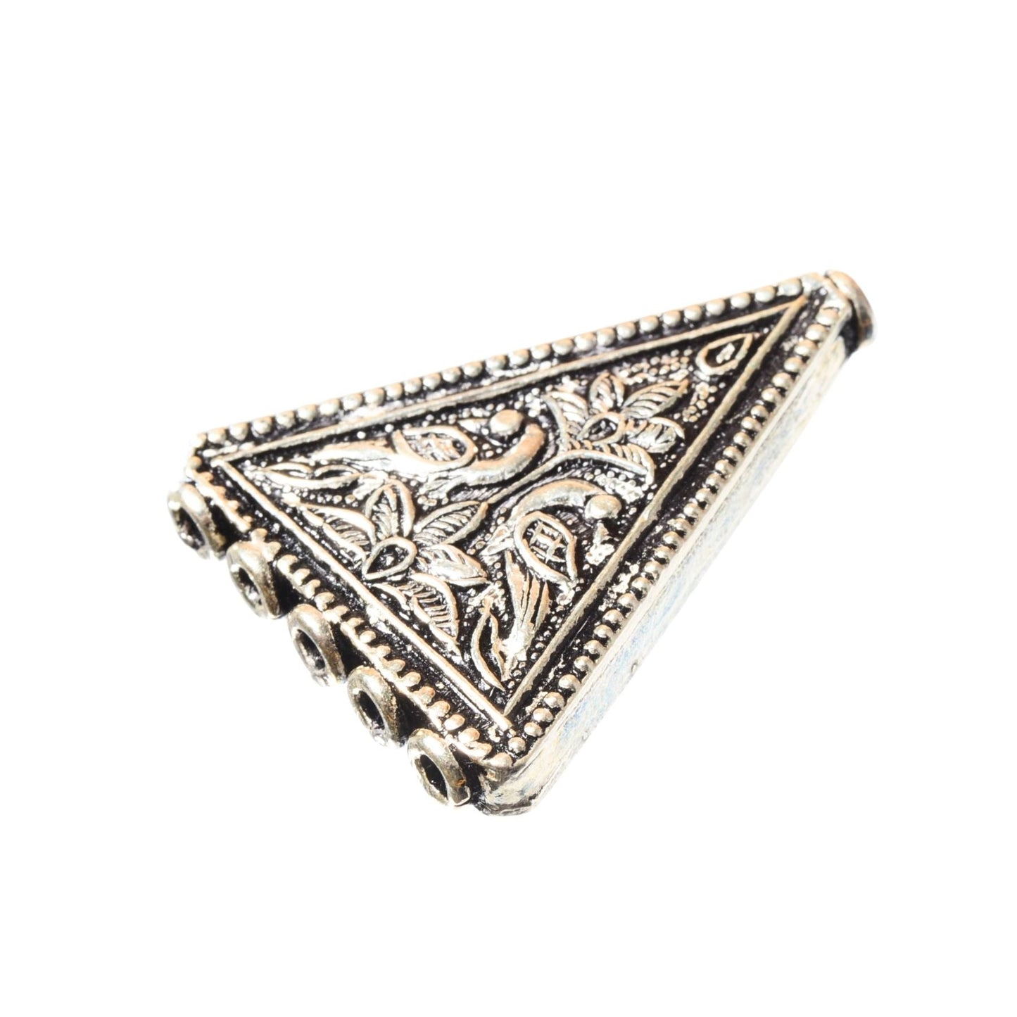 Sterling Silver Triangle Multi-Strand Connector – 35.5mm