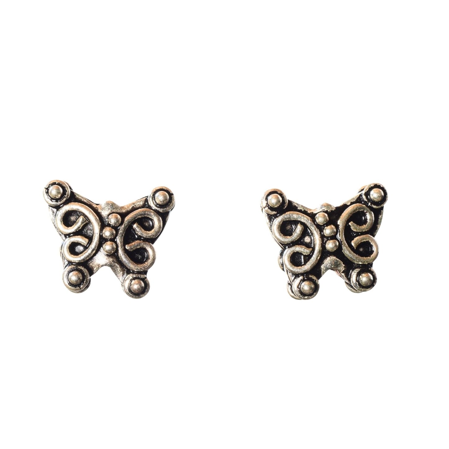 Sterling Silver Butterfly Bead – 12mm
