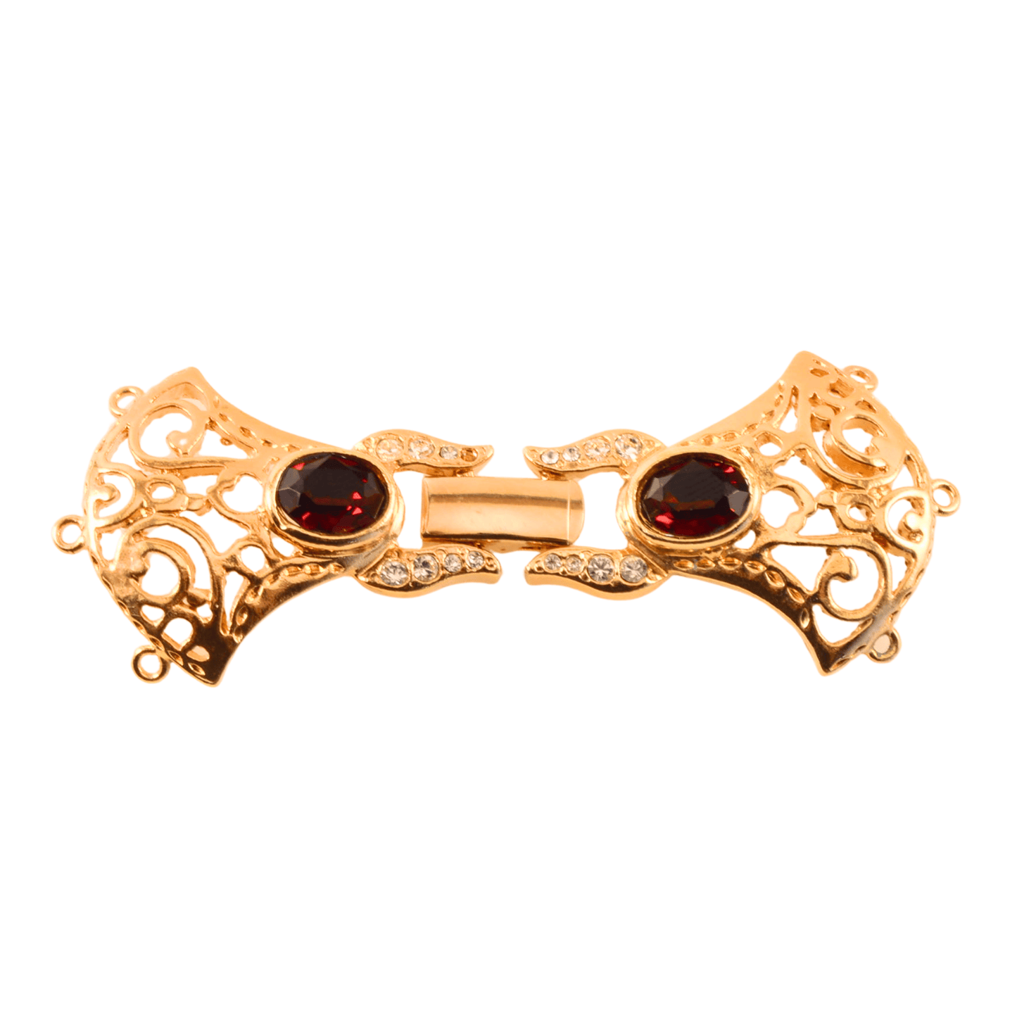 Decorative Buckle Box Clasp – 6 Loop Multi-Strand, 66mm x 25mm