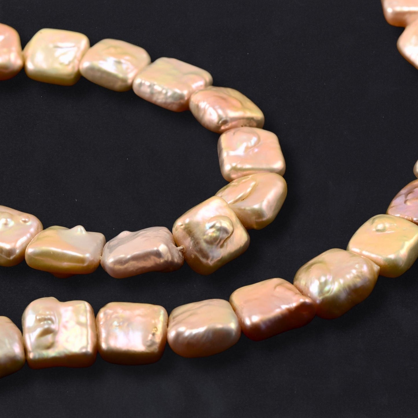 Freshwater Pearl Square Beads – Approx. 10mm (41 Beads)