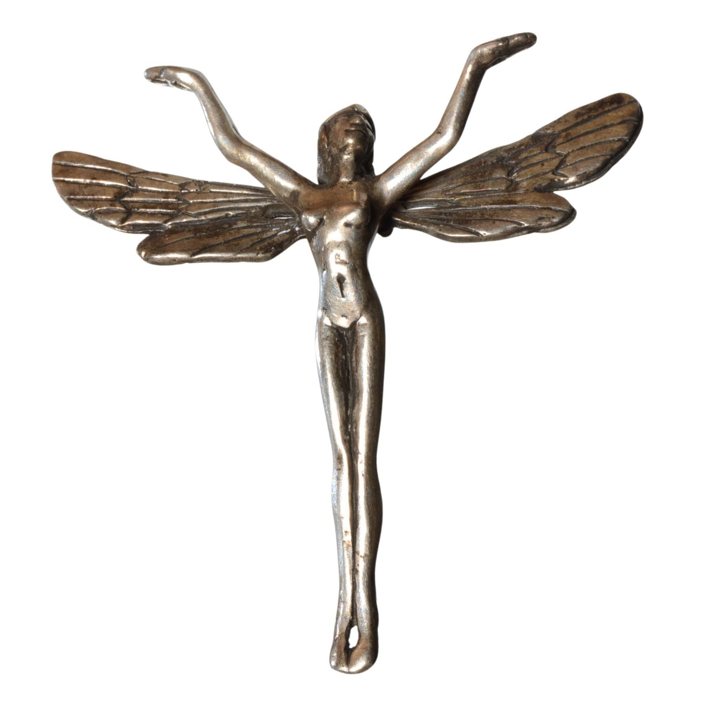 Vintage Sterling Silver Fairy Pendant by Robert (Bob) Burkett