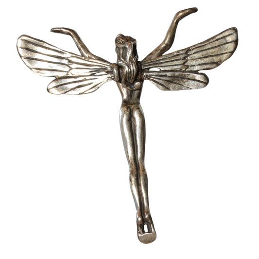 Vintage Sterling Silver Fairy Pendant by Robert (Bob) Burkett