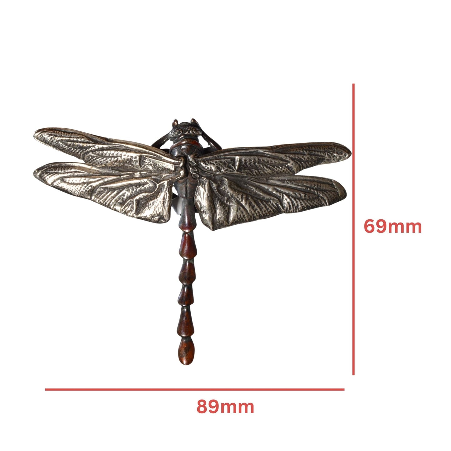 Sterling Silver & Bronze Dragonfly Pendant by Robert (Bob) Burkett