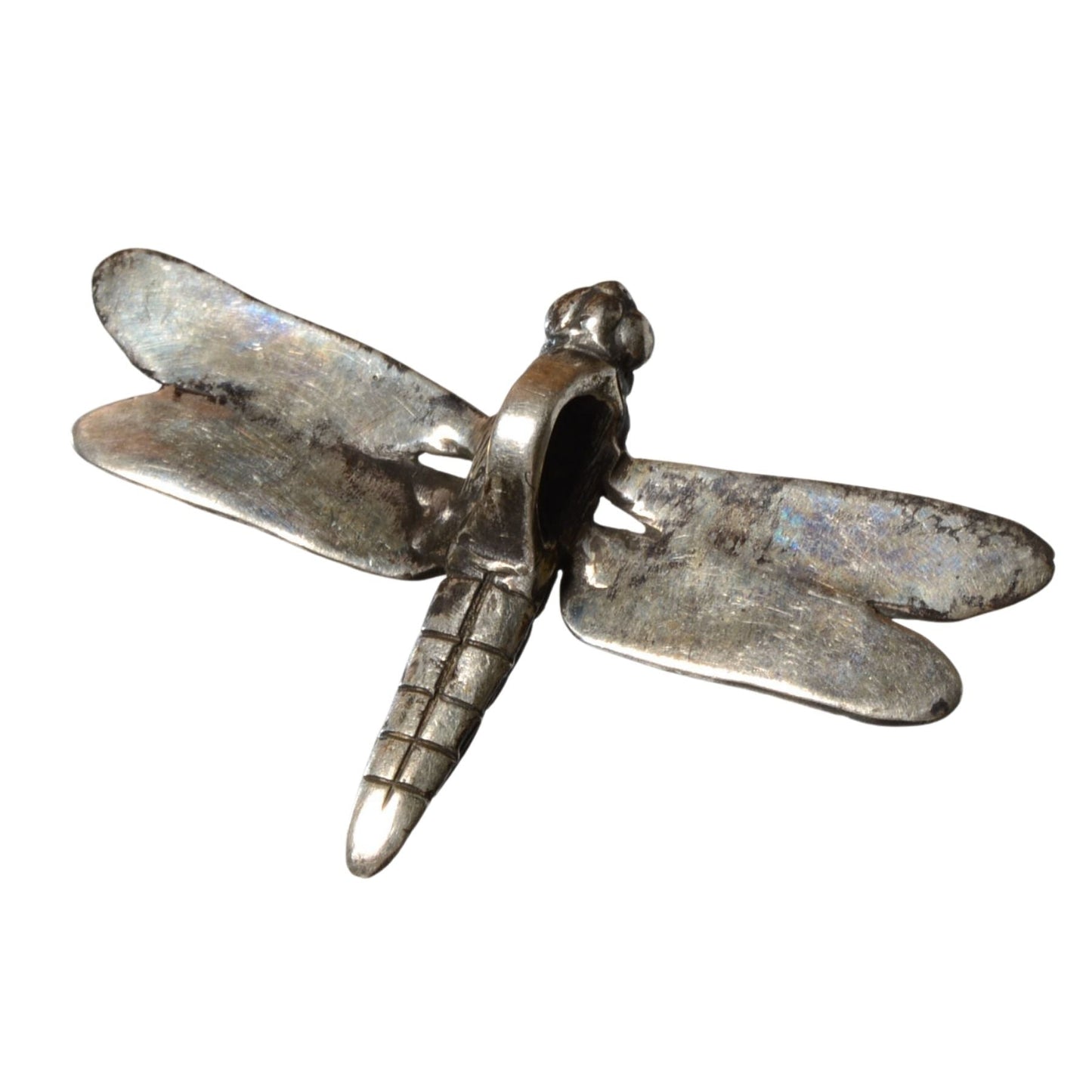 Sterling Silver Dragonfly Pendant by Bob Burkett
