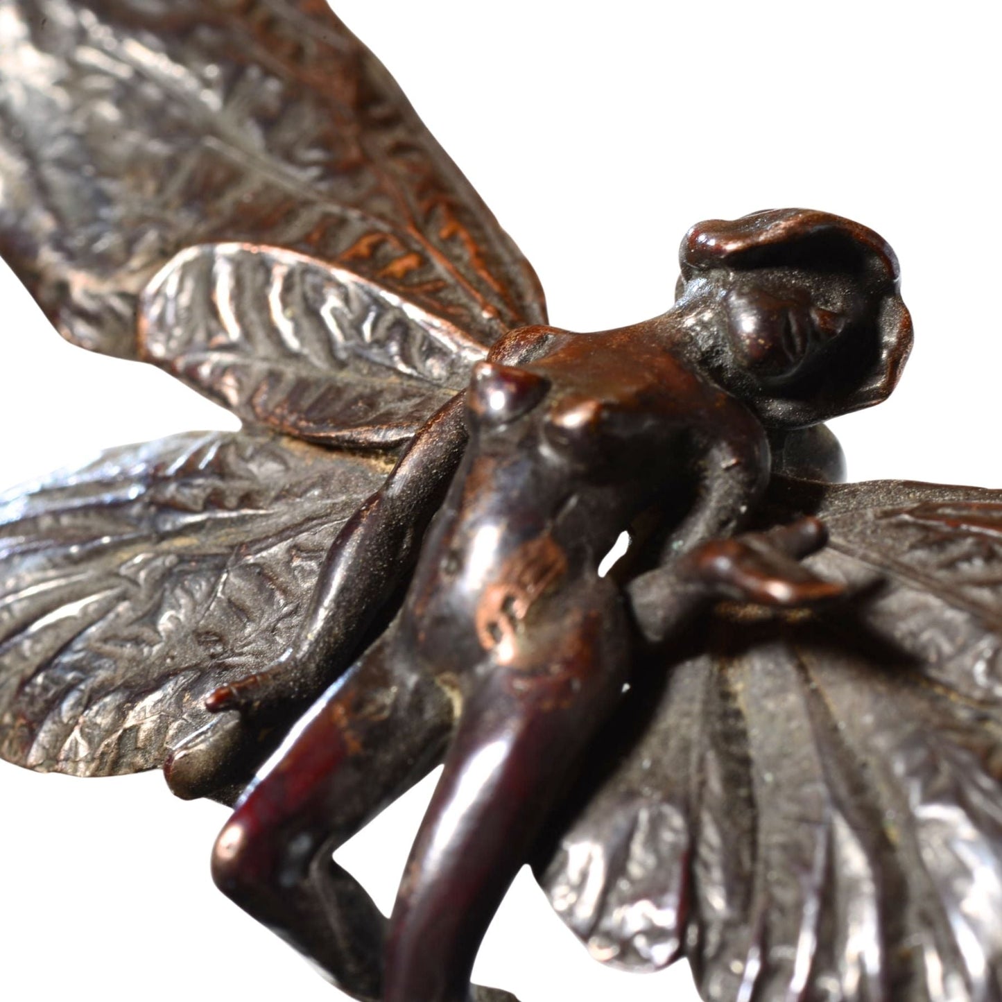 Bob Burkett Bronze Fairy Pendant – Sculptural Artist Jewelry
