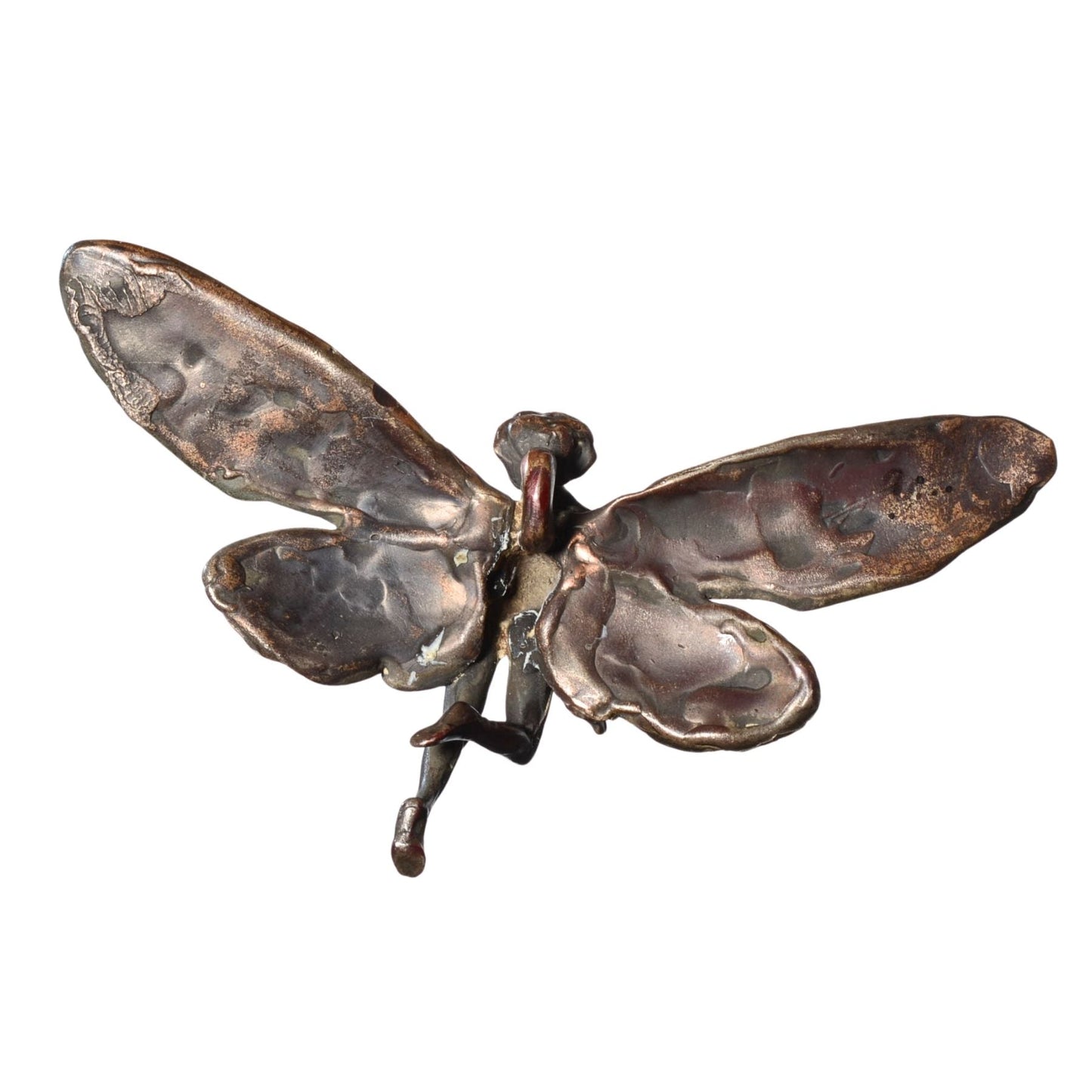 Bob Burkett Bronze Fairy Pendant – Sculptural Artist Jewelry