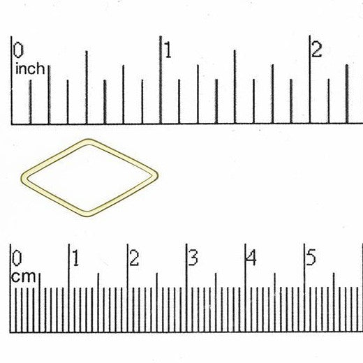 Diamond Shaped Connector Sold by the Piece - K36