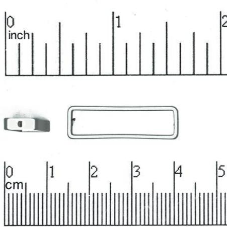 Rectangle Bead Frame Sold by the Piece - K35