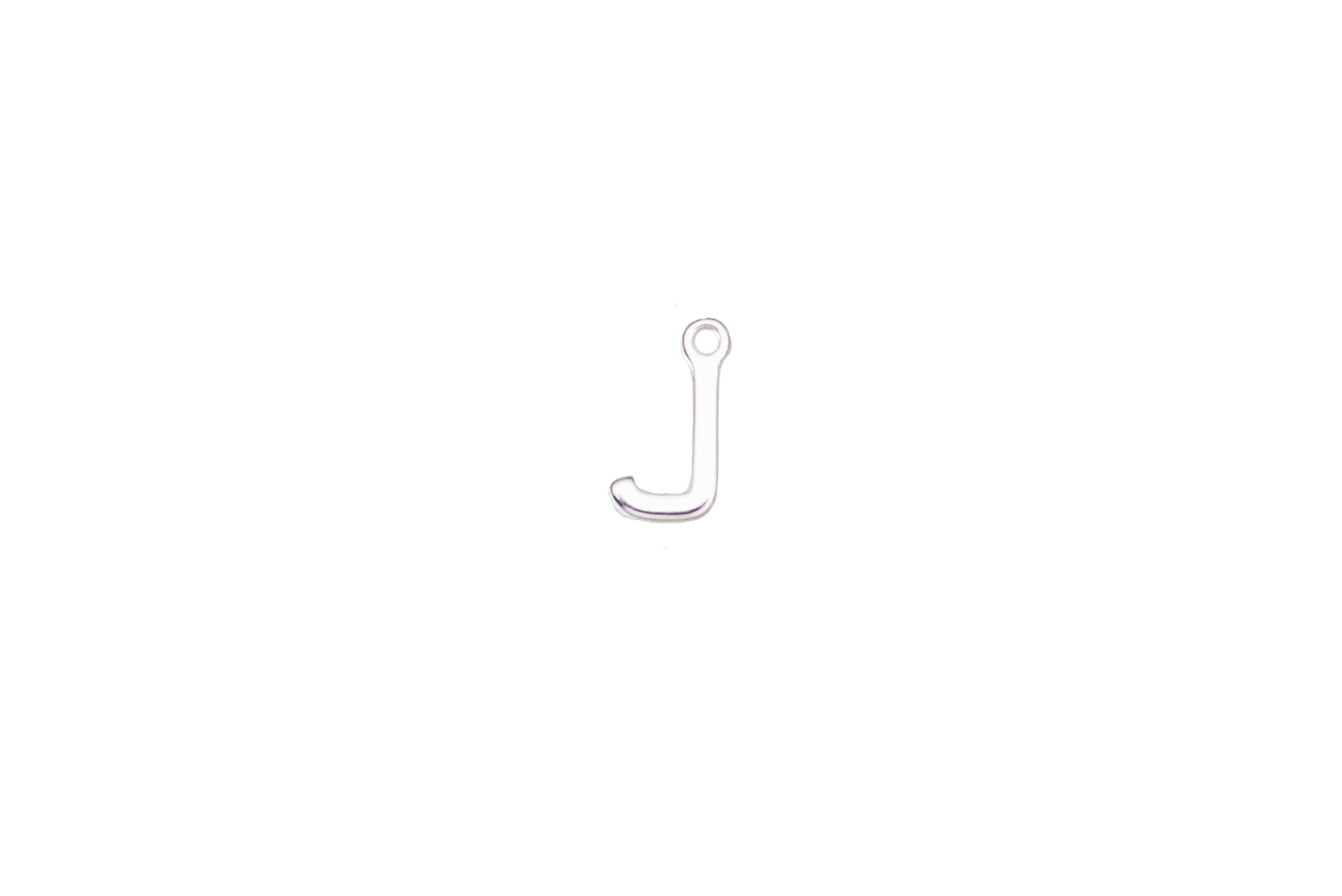 8.5mm Letters of the Alphabet Charms - Available in Silver and Gold - Made of Solid Pewter - Sold Individually