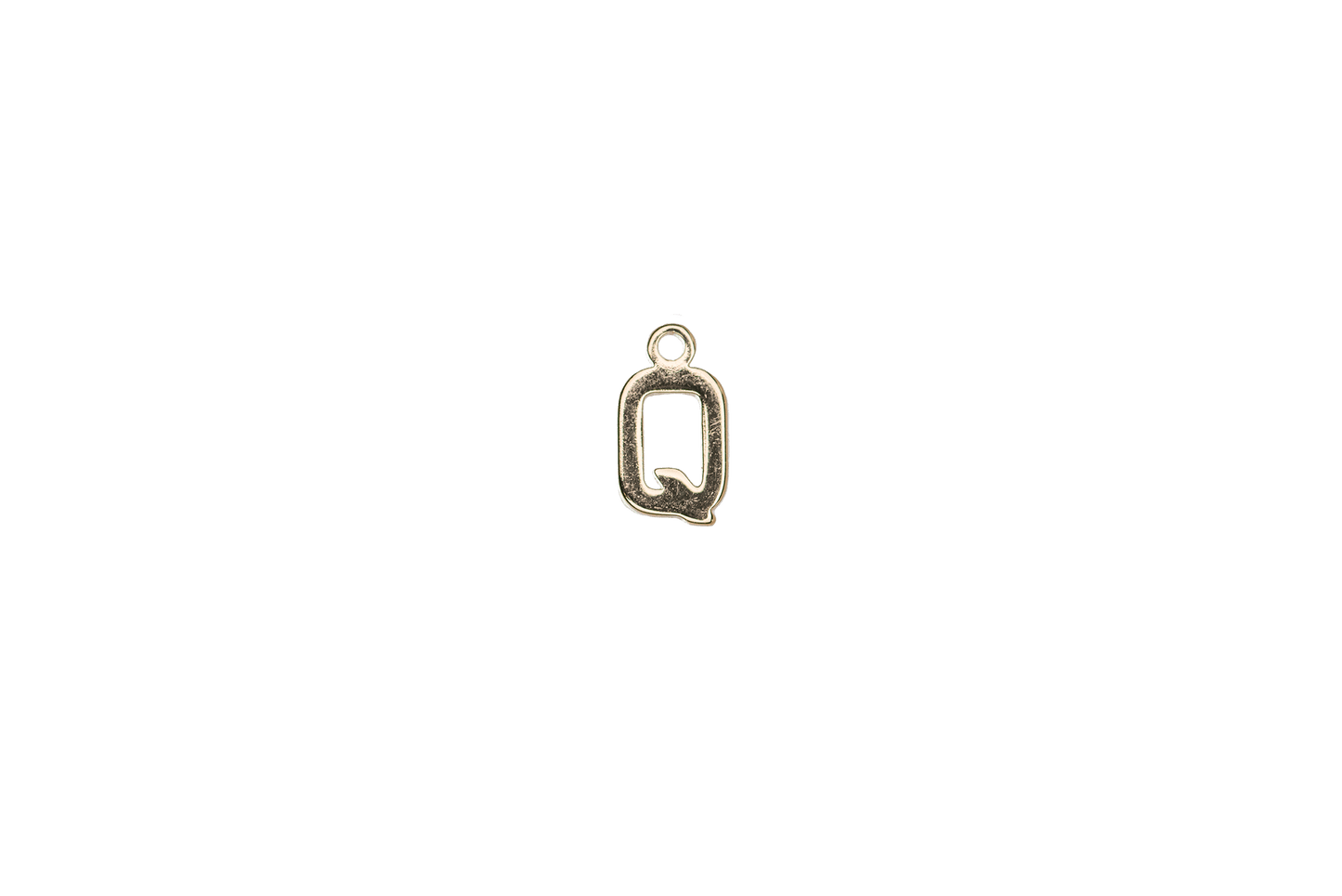 8.5mm Letters of the Alphabet Charms - Available in Silver and Gold - Made of Solid Pewter - Sold Individually
