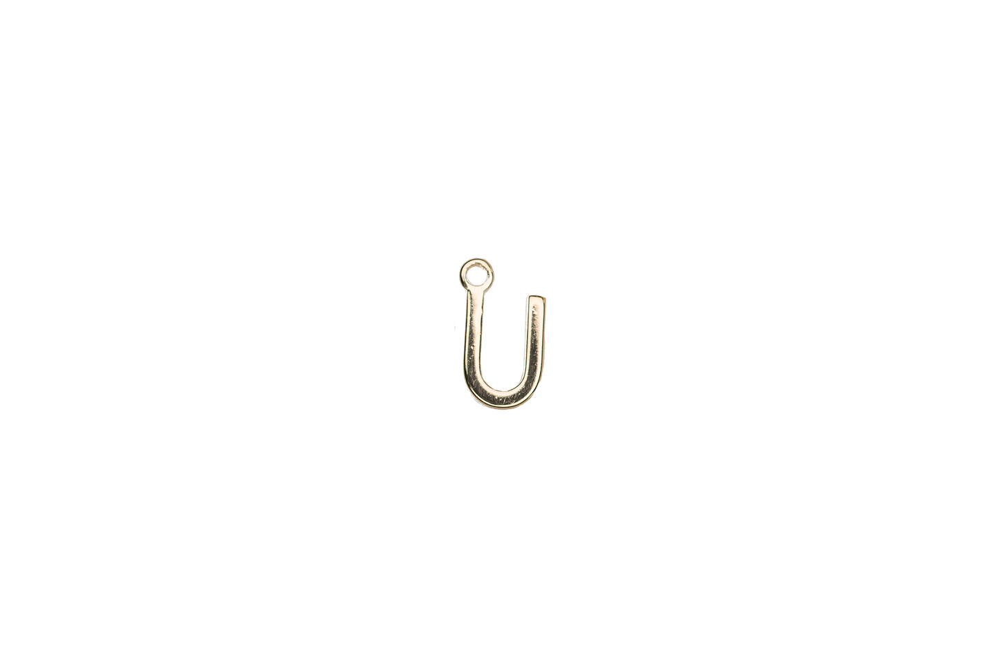 8.5mm Letters of the Alphabet Charms - Available in Silver and Gold - Made of Solid Pewter - Sold Individually