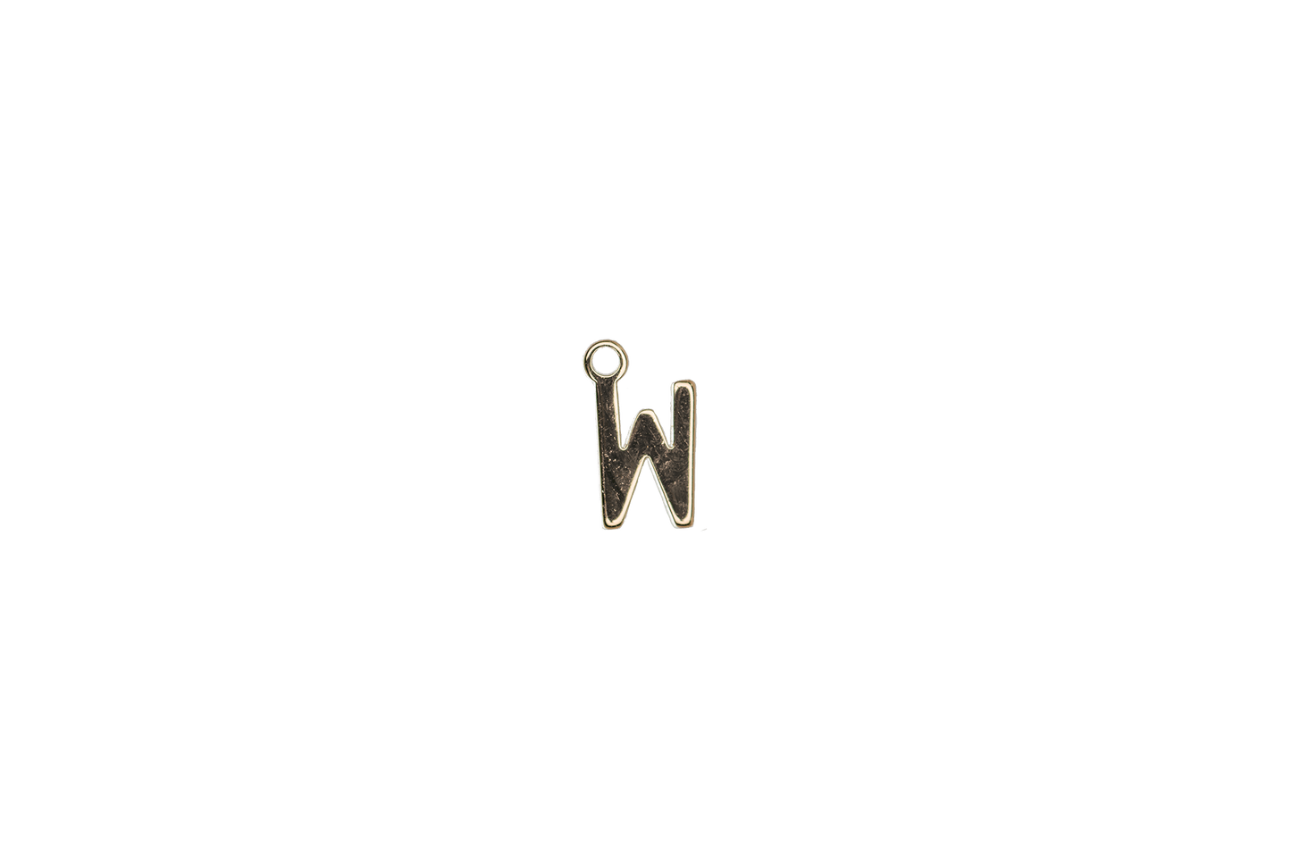 8.5mm Letters of the Alphabet Charms - Available in Silver and Gold - Made of Solid Pewter - Sold Individually