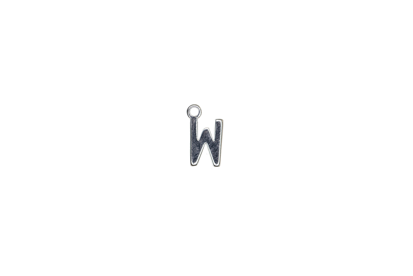 8.5mm Letters of the Alphabet Charms - Available in Silver and Gold - Made of Solid Pewter - Sold Individually