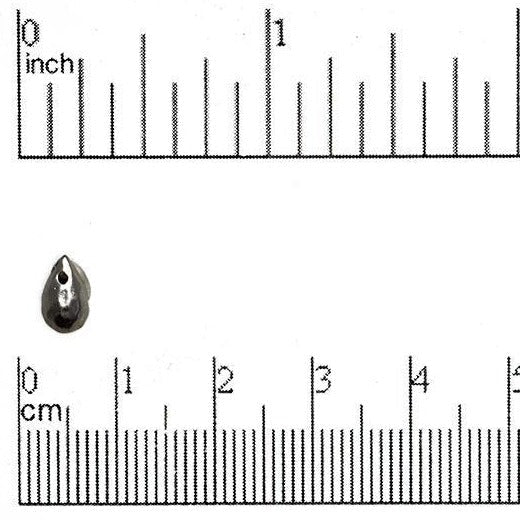 Elegant Faceted Teardrop Briolette Bead - 4mm x 8mm - Available in Matte Silver & Gold - K80
