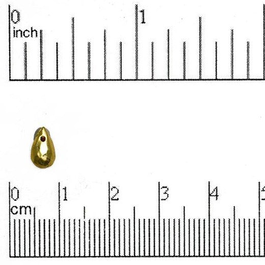 Elegant Faceted Teardrop Briolette Bead - 4mm x 8mm - Available in Matte Silver & Gold - K80