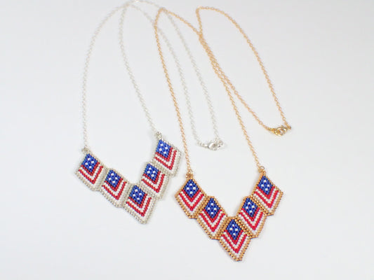 Flag Diamond Necklace Digital Directions