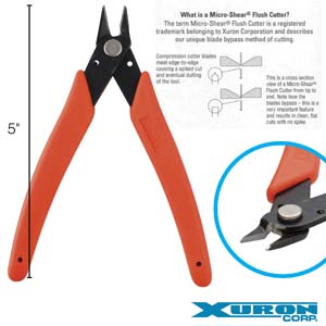 Xuron Micro-Shear Flush Cutter