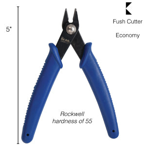 Economy Flush Cutter Blue Handles The BeadSmith