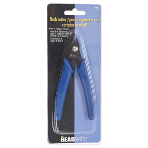 Economy Flush Cutter Blue Handles The BeadSmith