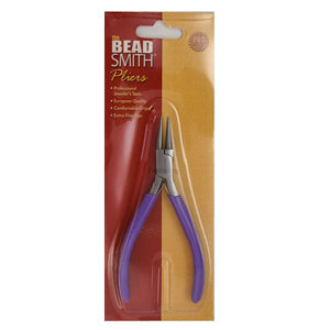 Round Nose Plier 120mm Purple Handle PL724 The Beadsmith