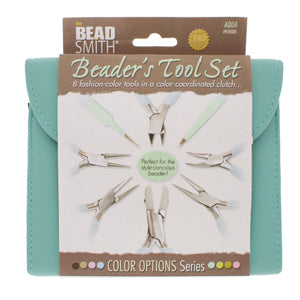Beader's Tool Plier Set Clutch-Aqua The BeadSmith