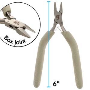 Flush Cutter Tungsten Carbide Tip 6" PLWE306 Box Joint Wire Elements By The BeadSmith
