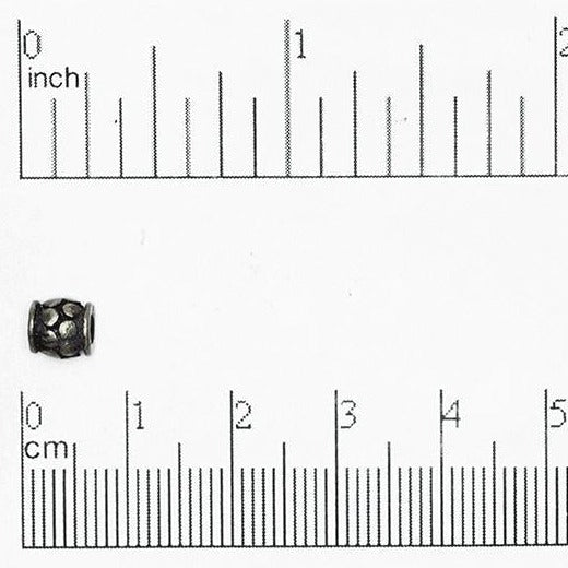 5.8mm Pewter Beads in Silver Pewter & Gold - Sold by Pack of 100 - CBS5/B400